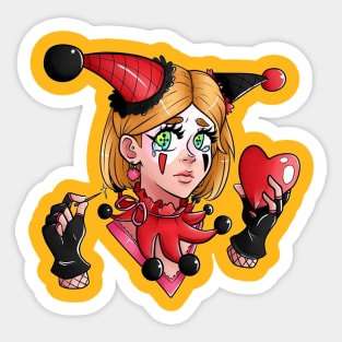 clown girl Sticker